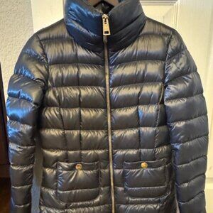 Womens Herno Iconico  Plumino Donna Medio/Half Down coat, gray/blue size 40